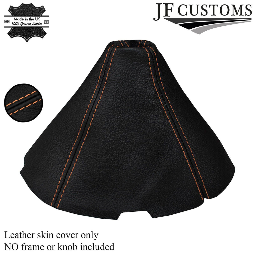 IVORY DOUBLE STITCH FITS MAZDA RX8 2003-2010 COUPE GEAR GAITER BOOT LEATHER