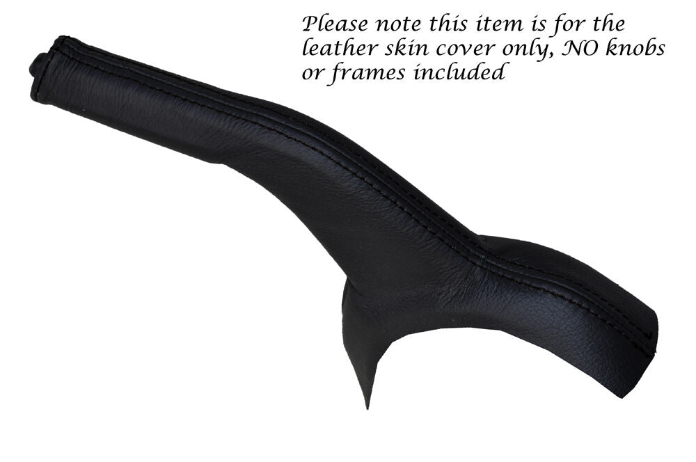 BLACK STITCHING LEATHER HANDBRAKE GAITER FITS DODGE CALIBER 06-11 CUSTOM NEW