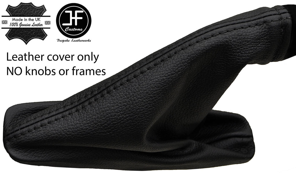 BLACK STITCHING LEATHER HANDBRAKE GAITER FITS VAUXHALL OPEL ASTRA K MK7 2016+