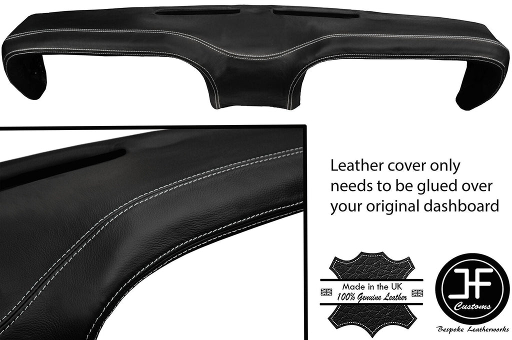 GREY STITCHING TOP DASH DASHBOARD LEATHER COVER FITS FORD MUSTANG 1969-1970