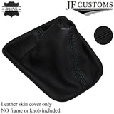 BLACK STITCH LEATHER GEAR STICK  GAITER FITS PEUGEOT 206 CC HDI GTI SW 98-10