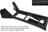 YELLOW STITCH CENTRE CONSOLE LEATHER SKIN COVER FITS ROVER SD1 3500 2600 2300