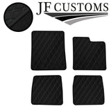GREY DIAMOND STITCH VINYL 4X TAILORED FLOOR CARPETS FOR FORD CONSUL MK2