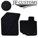 BLUE DIAMOND STITCH VINYL 4X TAILORED FLOOR CARPETS FOR SUZUKI SPLASH 08-14 JF1