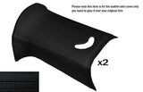 BLACK STITCH 2X C POST PILLARS SKIN COVERS FITS BMW MINI R50 R53 2001-2006