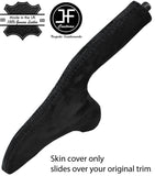 BLACK STITCH REAL SUEDE SLIM HANDBRAKE GAITER COVER FITS TOYOTA MR2 MK2 89-00