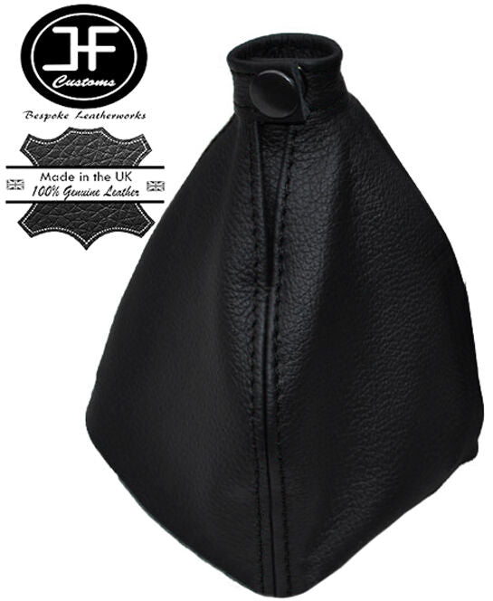 BLACK STITCHING REAL LEATHER HANDBRAKE GAITER FITS ALFA ROMEO 159 2005-2011