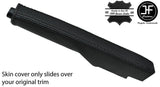 BLACK STITCH CARBON FIBER VINYL HANDBRAKE GAITER FITS VW EOS 2006-2015