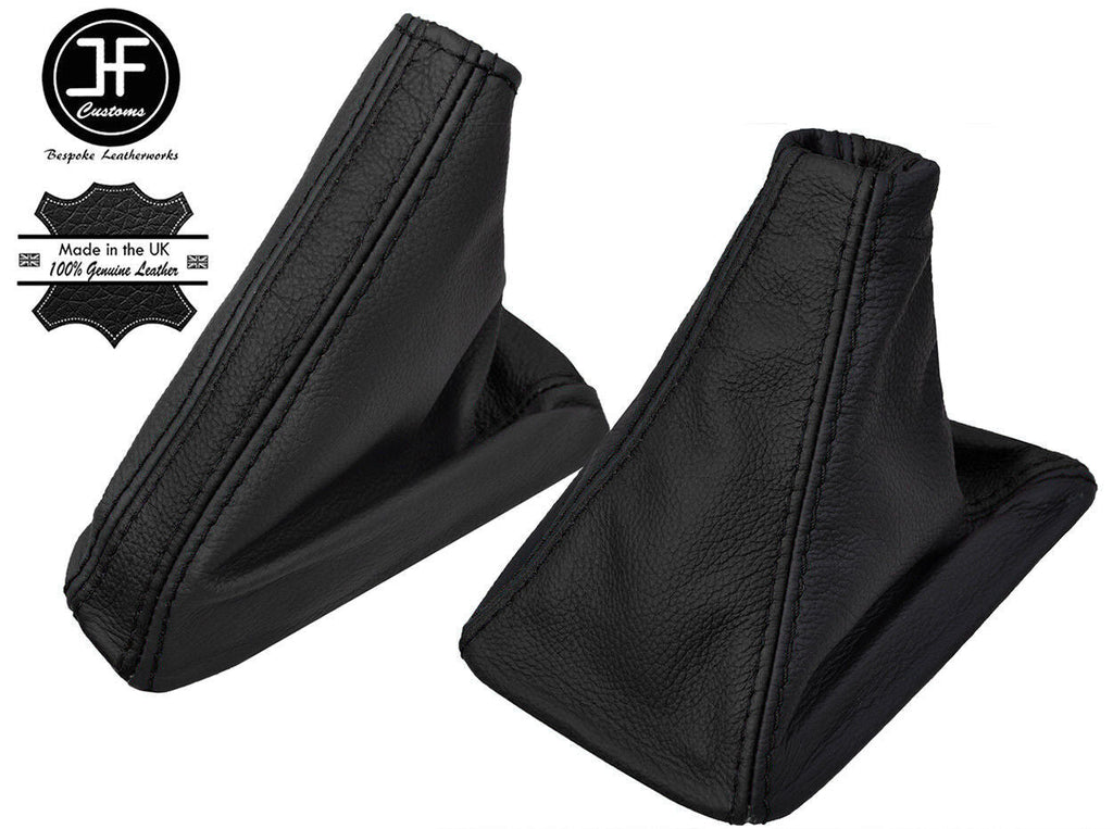 BLACK REAL LEATHER FITS LEXUS IS 2005-2013 GEAR HANDBRAKE GAITER SET CUSTOM NEW