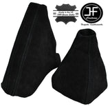 BLACK STITCHING SUEDE GEAR & HANDBRAKE GAITER FITS AUDI 100 A6 C4 1991-1997