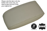 CHAMPAIGNE BEIGE NON SLIDING ARMREST SKIN COVER FITS JAGUAR X-TYPE 2001-2009