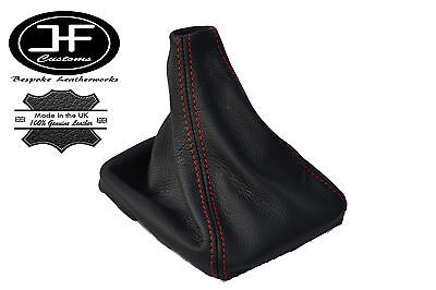 RED STITCH LEATHER MANUAL GEAR GAITER SHIFT BOOT FITS VOLVO S70 V70 1996-2007