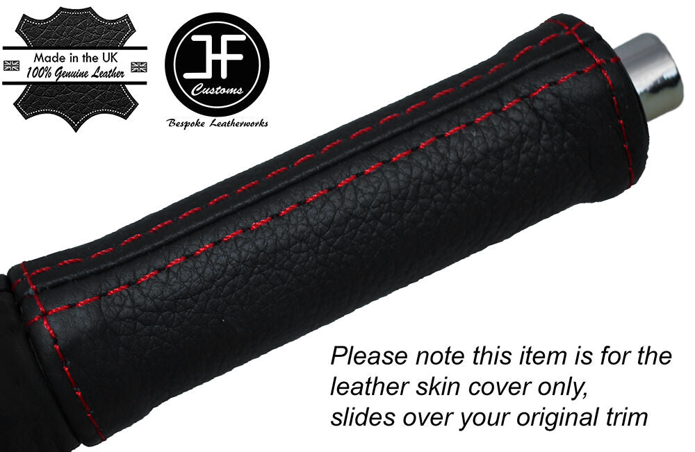RED STITCH HANDBRAKE E BRAKE HANDLE LEATHER SKIN COVER FITS SUZUKI RENO 04-08
