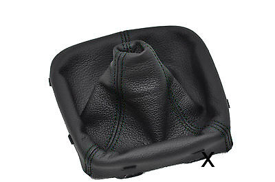 BLACK DOUBLE STITCH FOR VAUXHALL OPEL ZAFIRA II MK2 B 2005-2011 GAITER  LEATHER