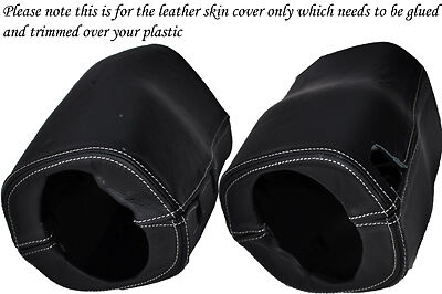 WHITE STITCH FITS TOYOTA SUPRA MK4 MKIV 93-98 STEERING WHEEL SHROUD COVER