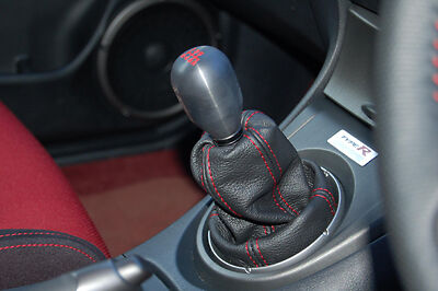 FITS HONDA CIVIC TYPE R 06+ GAITER  SHIFT BOOT RED ST CUSTOM NEW MADE IN UK