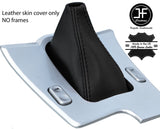 BLACK & BLACK TOP GRAIN LEATHER GEAR GAITER FOR CHRYSLER CROSSFIRE 2003-2008