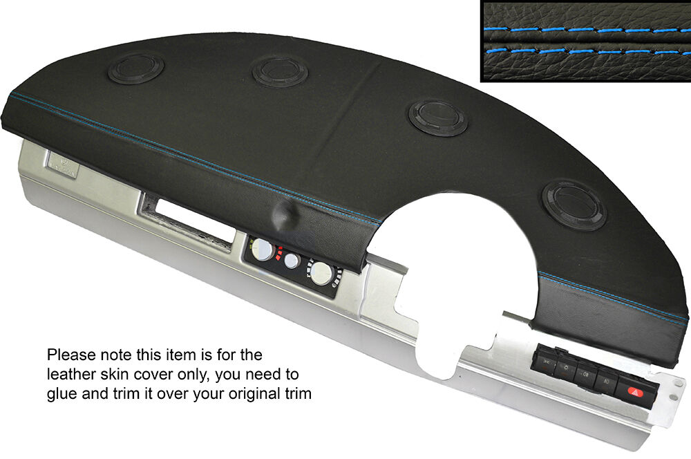 BLUE STITCH DASH DASHBOARD SKIN COVER FITS VAUXHALL OPEL VX220 TURBO SPEEDSTER