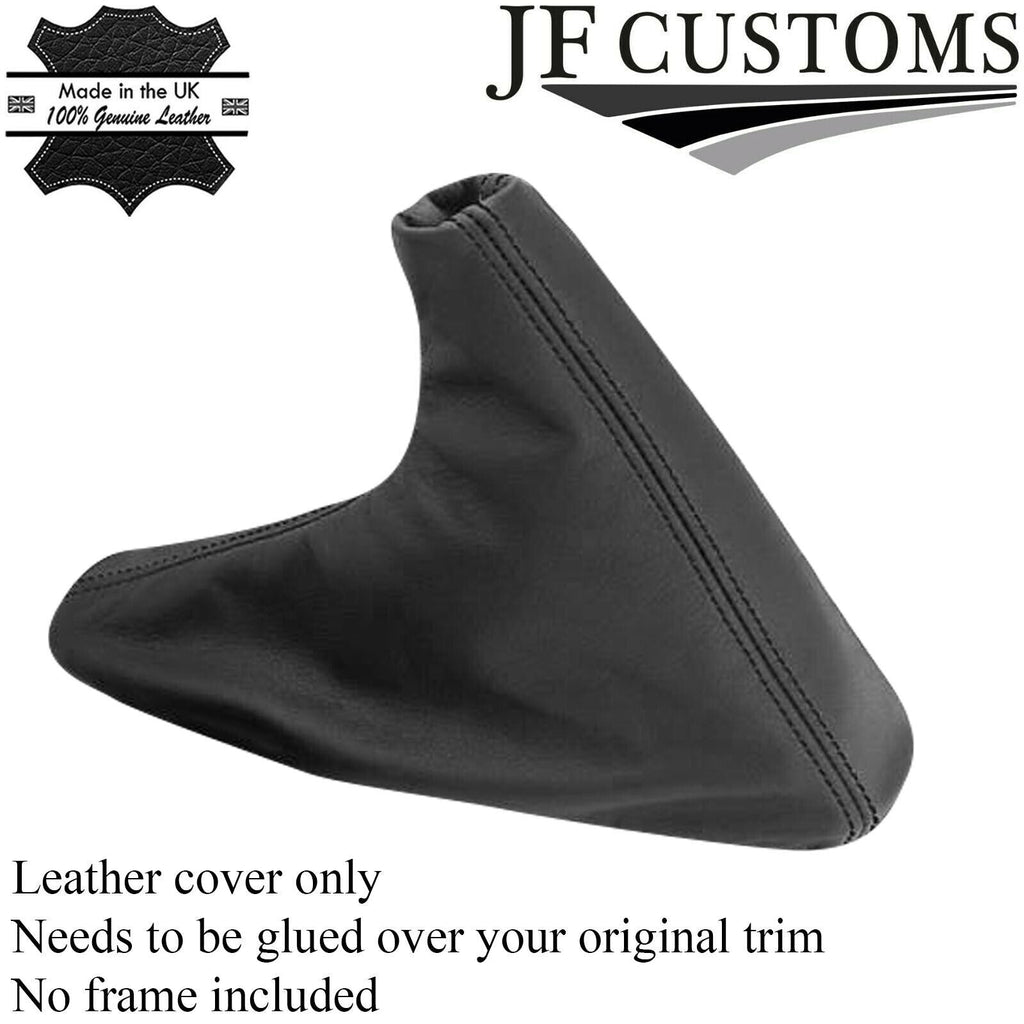 BLACK STITCHING FITS BMW 6 SERIES E63 E64 04-11 LEATHER HANDBRAKE GAITER