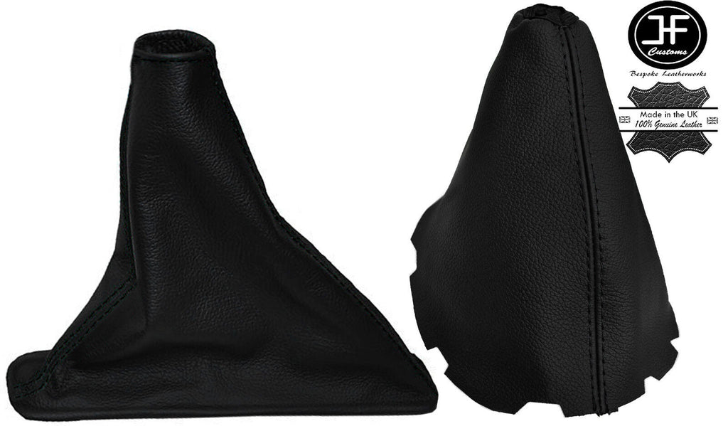 BLACK STITCH LEATHER GEAR & HANDBRAKE GAITER FITS TOYOTA COROLLA E15 E150 07-13