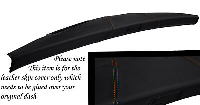 ORANGE STITCH FITS MINI CLASSIC ROVER COOPER AUSTIN DASH LEATHER COVER