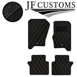 CREAM  DIAMOND VINYL 4X TAILORED FLOOR CARPET FOR RANGE ROVER SPORT 09-13 JF1