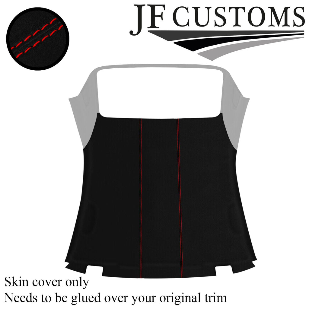 RED STITCH SUEDE HARDTOP ROOF HEADLINER COVER FOR BMW E46 CONVERTIBLE  98-05