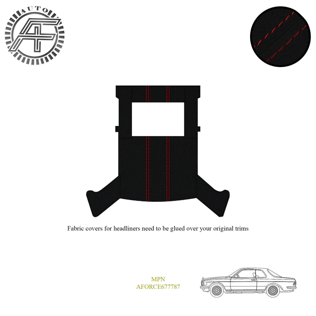 LUXE SUEDE HEADLINER COVER FITS MERCEDES 280 2-DOOR COUPE + SUNROOF 1967-1976