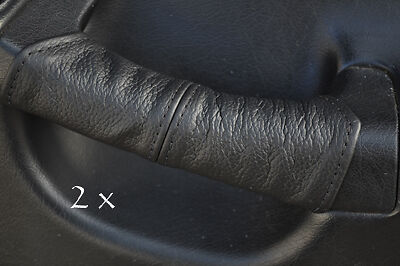 FITS HONDA CRX DEL SOL 2X DOOR HANDEL COVERS black stitch CUSTOM NEW MADE IN UK
