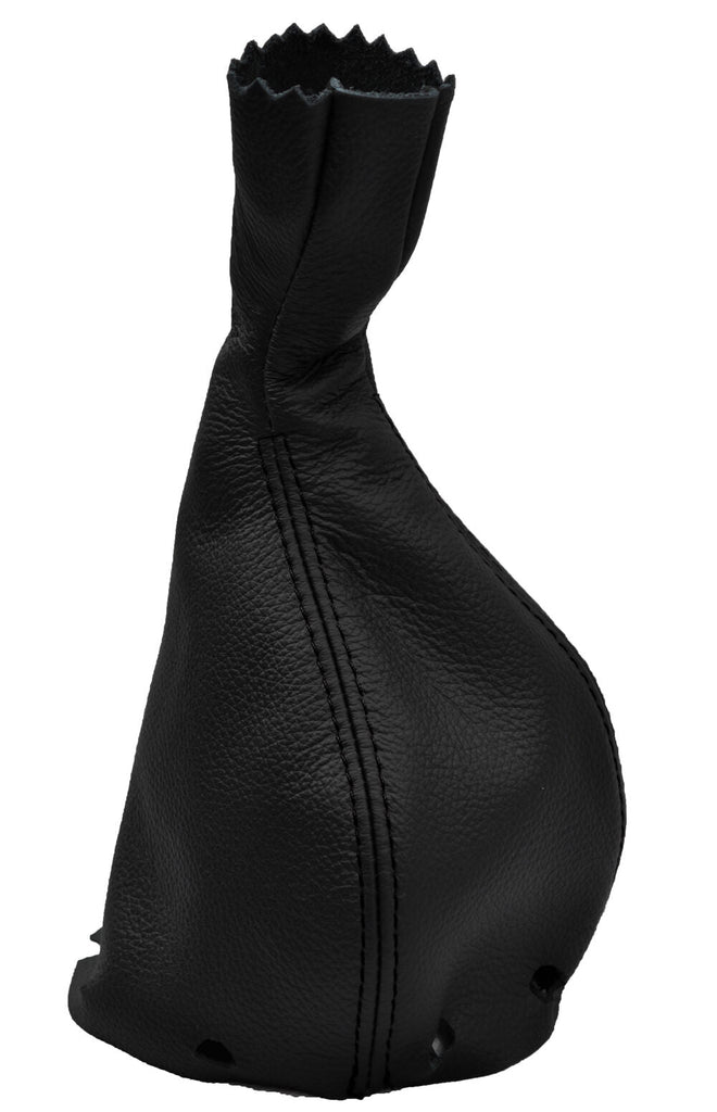 BLACK STITCHING FITS MERCEDES FL E CLASS W210 GEAR GAITER 1999-2003 CUSTOM NEW