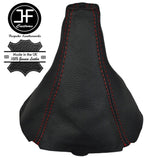 RED STITCH FITS MITSUBISHI LANCER EVO IV V VI COLT GEAR GAITER REAL LEATHER