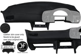 BLACK STITCH DASH DASHBOARD REAL LEATHER COVER FITS HONDA S2000 1999-2009