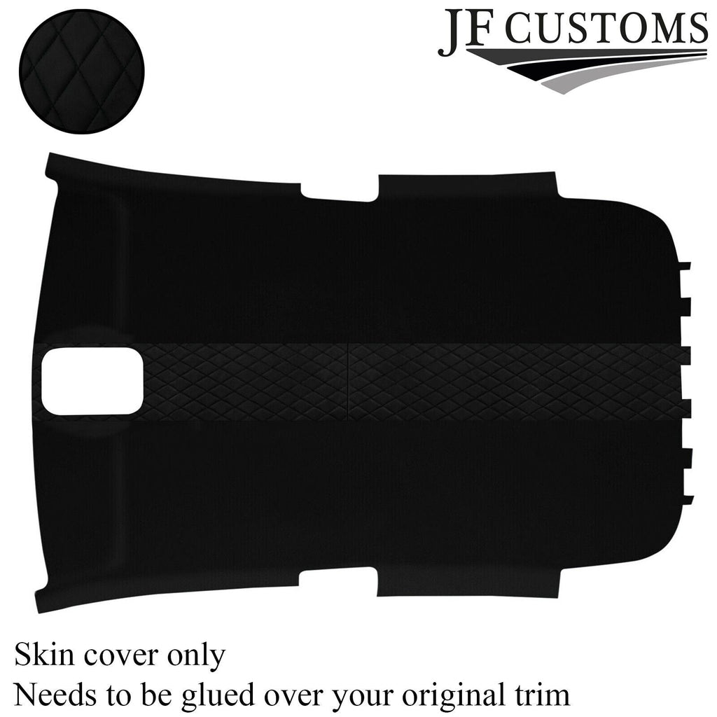 DSG2 BLACK STITCH LUXE SUEDE HEADLINER COVER FOR VW GOLF MK5 V 03-09 3DR