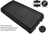 BLACK STITCHING CARBON FIBER VINYL ARMREST COVER FITS DODGE NITRO 2007-2012