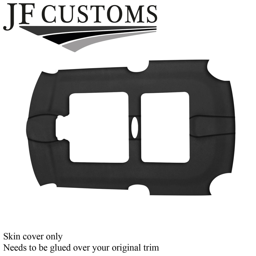 BLACK STITCH D GREY SUEDE SUN ROOF HEADLINER COVER FOR BMW MINI R50 R53 01-06