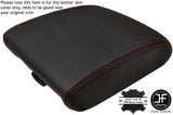 RED STITCH ARMREST LID GENUINE LEATHER COVER FITS HYUNDAI TERRACAN 2001-2006