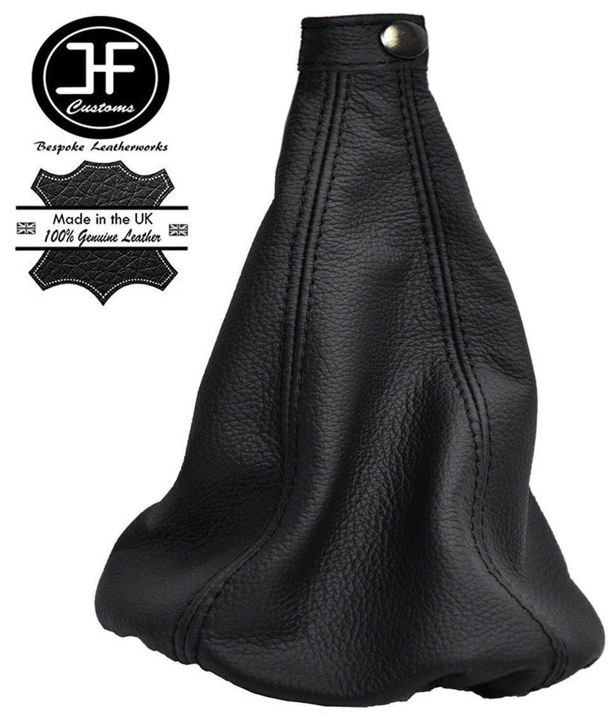 BLACK STITCHING REAL LEATHER MANUAL GEAR GAITER FOR ALFA ROMEO GTV SPIDER 95-98