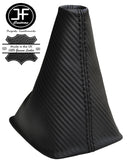 BLACK STITCHING CARBON FIBER VINYL GEAR GAITER FITS S15 200SX SILVIA 1999-2003