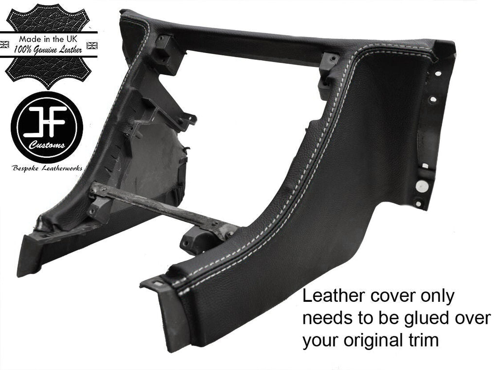 WHITE STITCH CENTRE CONSOLE TRIM LEATHER COVER FOR SUBARU IMPREZA WRX STI 93-97