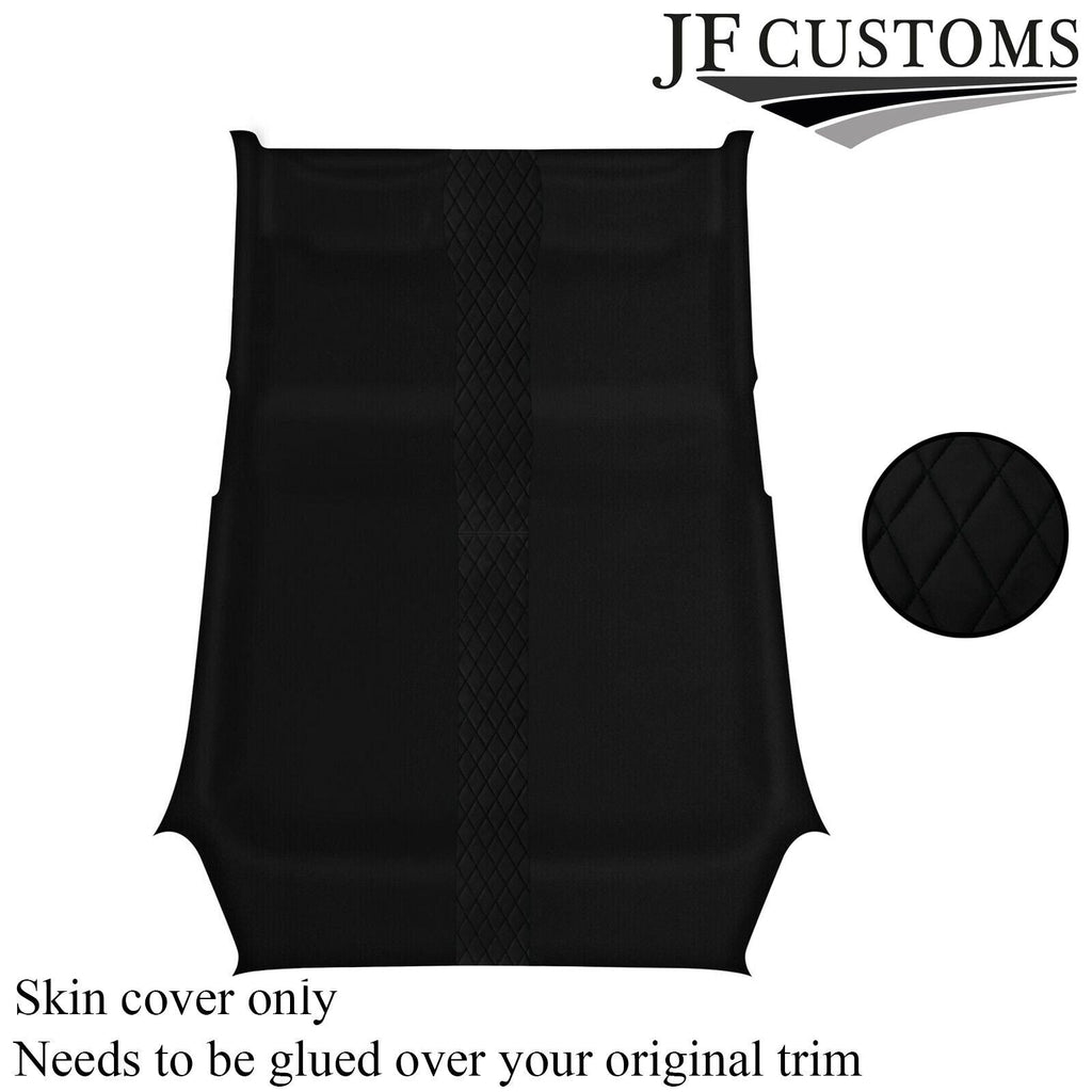 DSG2 BLACK STITCH LUXE SUEDE HEADLINER COVER FOR RENAULT CLIO MK3 05-09 5DR