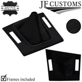 BLACK STITCH LEATHER GEAR+SURROUND COVER+FRAMES FOR BMW E46 99-05 COUPE JF2