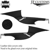 FITS CHEVROLET CAMARO 16-20 BLACK STITCH LEATHER 2X C PILLAR COVERS CUSTOM NEW