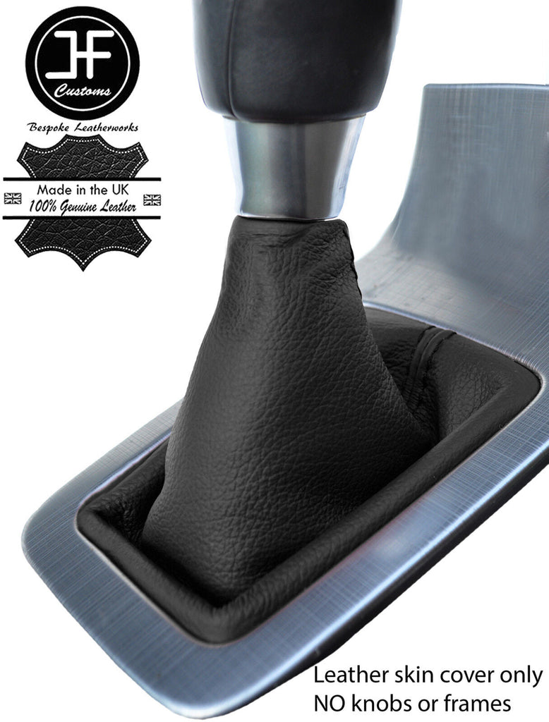 BLACK TOP GRAIN REAL GENUINE LEATHER MANUAL GEAR GAITER FITS VOLVO V70 07-15