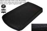 BLACK STITCH FITS PEUGEOT 308 2007-2012 ARMREST COVER BLACK LEATHER CUSTOM NEW