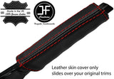 RED STITCHING LEATHER HANDBRAKE HANDLE COVER FITS VOLVO 850 1992-1997 CUSTOM NEW