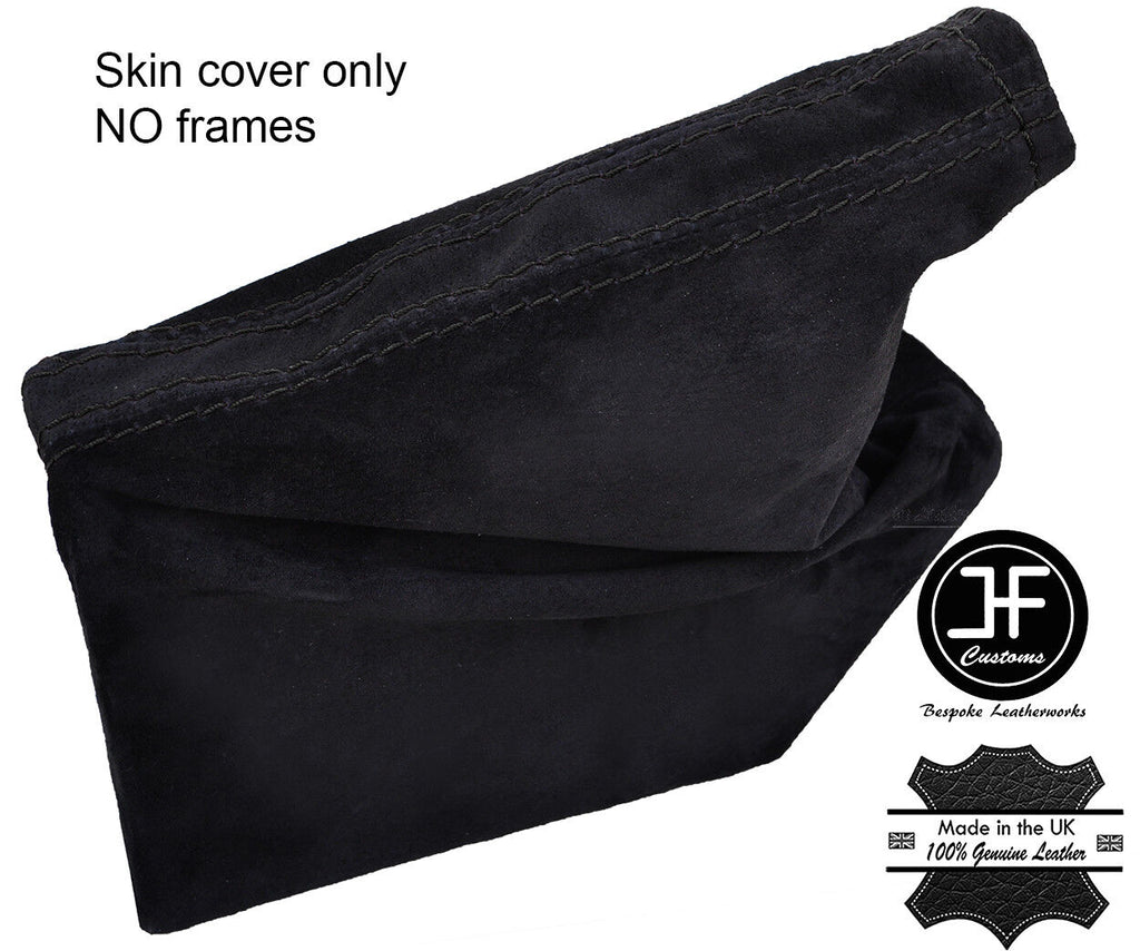 BLACK STITCHING REAL SUEDE HANDBRAKE GAITER FITS SUBARU IMPREZA WRX STI 08-14