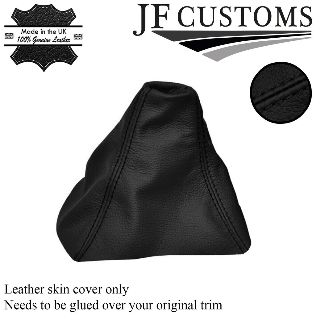 BLACK STITCH LEATHER MANUAL GEAR GAITER SHIFT BOOT COVER FITS FORD KUGA 08-12