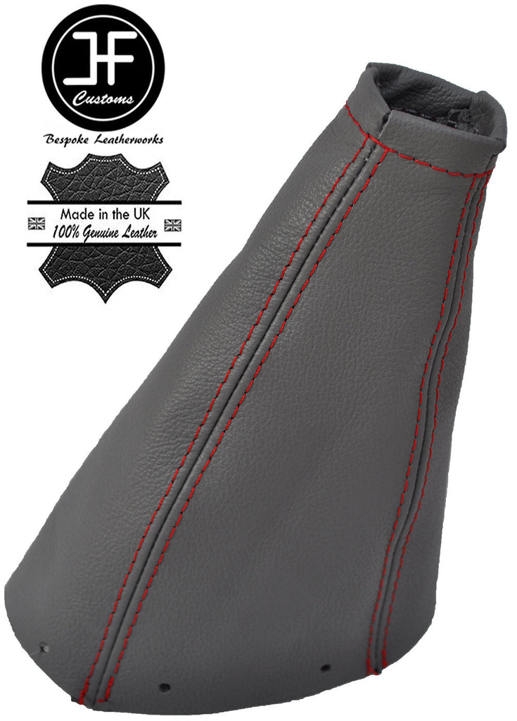 RED STITCH FITS FORD GALAXY SEAT ALHAMBRA VW SHARAN II GEAR GAITER GREY