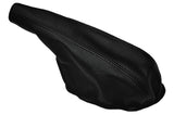 BLACK STITCH LEATHER SKIN HANDBRAKE GAITER FITS ALFA ROMEO ALFETTA GTV6 74-86
