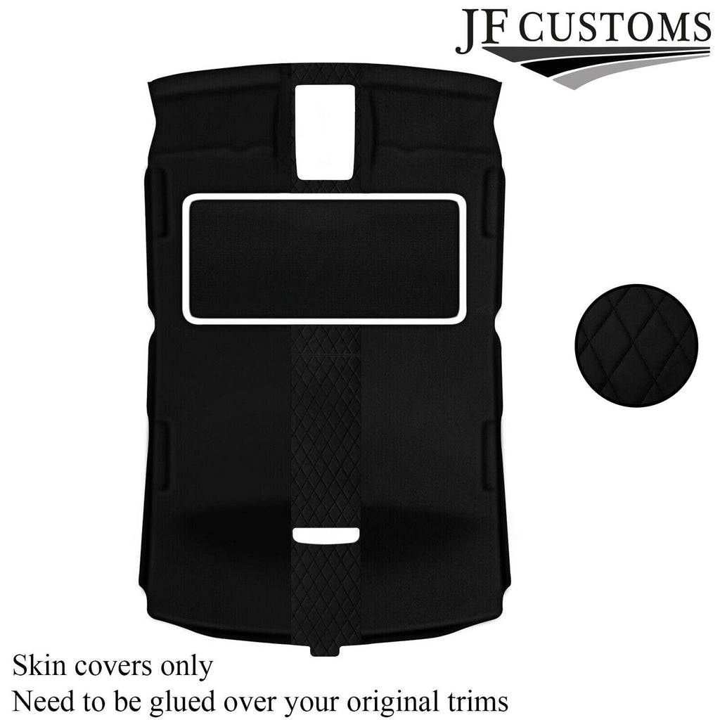 DSG2 BLACK STITCH LUXE SUEDE SUNROOF HEADLINER COVER AUDI A4 B7 04-09 SALOON
